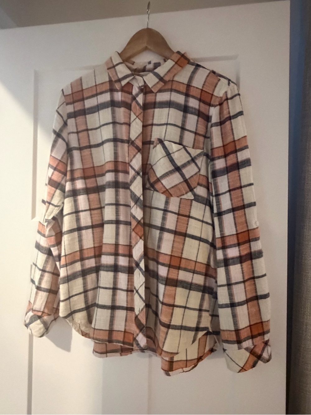Plaid Shirt on Hanger